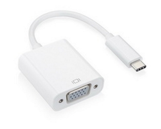 FAST ASIA Adapter-konvertor USB 3.1 tip C (M) - VGA (F) beli