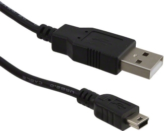 FAST ASIA Kabl USB A - USB Mini-B M/M 1.8m crni