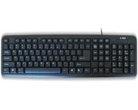 ETECH E-5050 PS/2 US crna tastatura